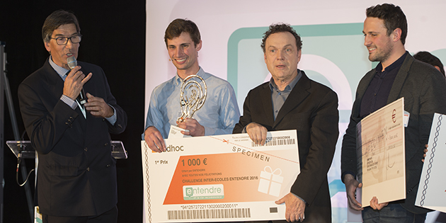 Charlie Donet, de l’école de Lyon, remporte la 5e édition du Challenge Inter-Écoles Entendre