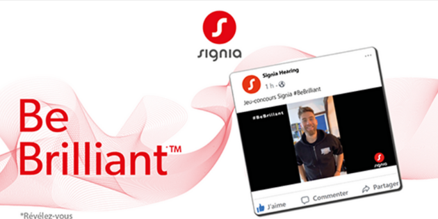 Signia lance Be Brilliant, un jeu-concours en collaboration avec leur ambassadeur Yann-Alrick Morteuil