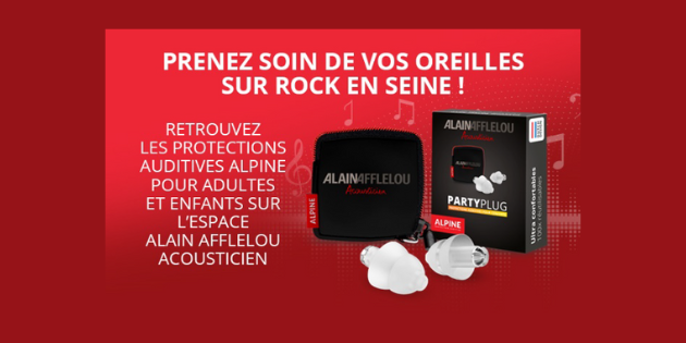 Afflelou fait de la prévention sur Rock en Seine