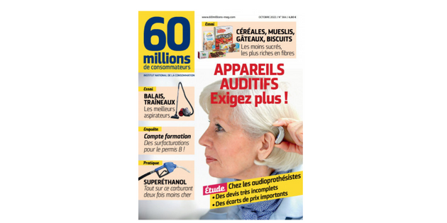Les audios sous les feux de 60 Millions de Consommateurs