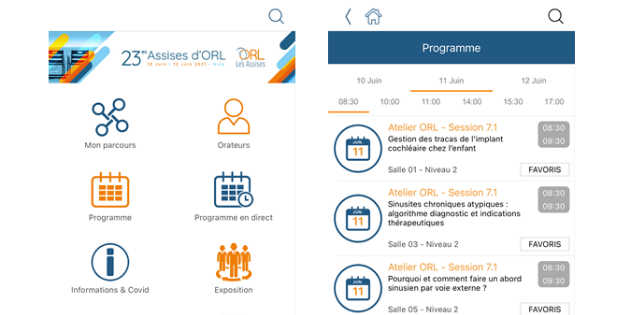 Nouvelle version de l&rsquo;application mobile « Les Assises d&rsquo;ORL »