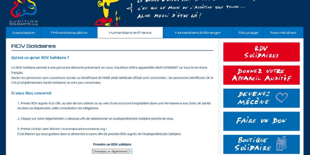 Audition Solidarité lance les rendez-vous solidaires
